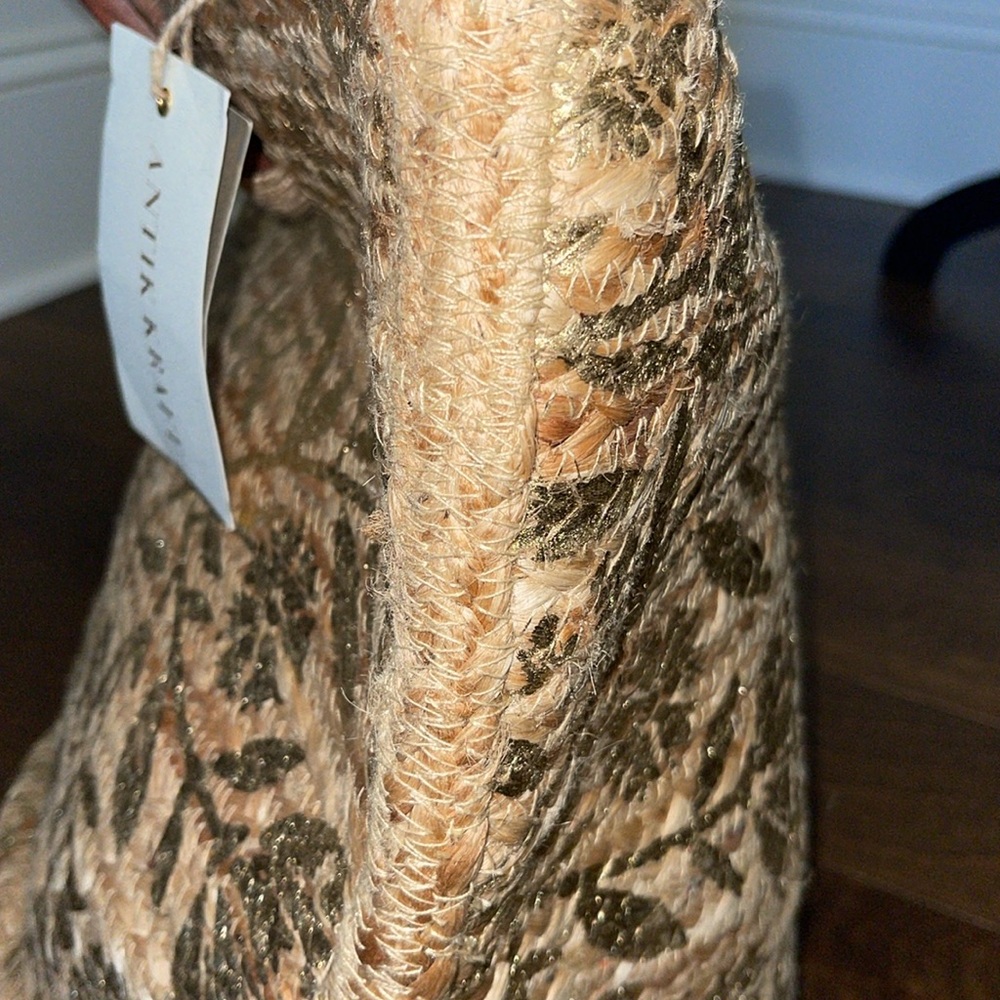 NEW, Antik Kraft Jute tote - Picture 6 of 10